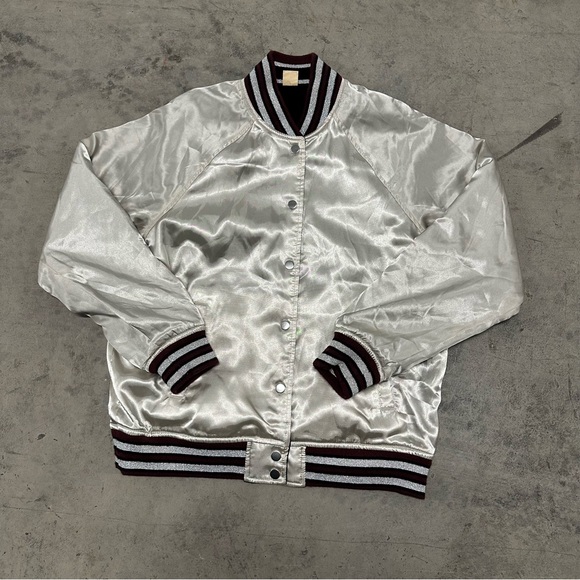 Levi's Jackets & Blazers - Levi’s Reversible Black Silver Cheetahs Bomber Jacket Medium